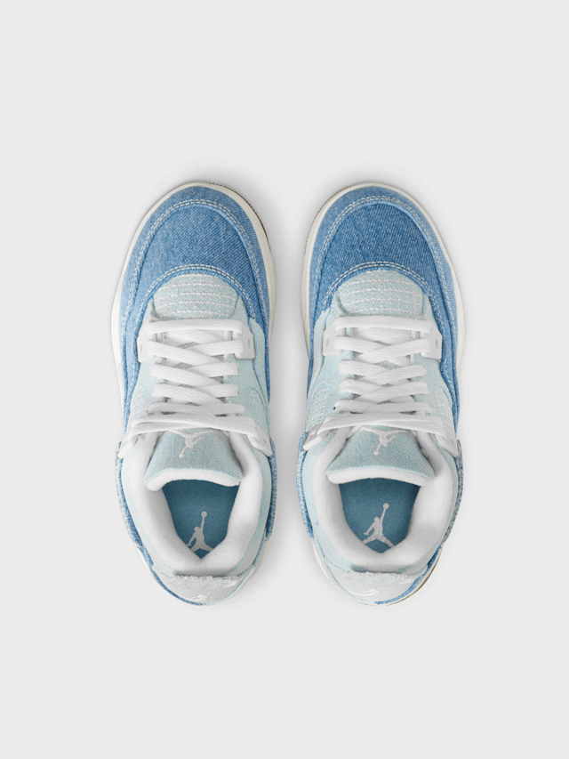 Jordan, Jordan 4 Retro "Worn Blue" Children, blue, Image 6 of 8