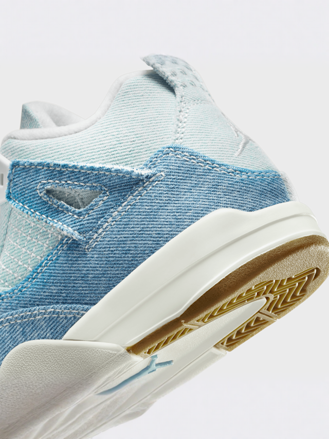 Jordan, Jordan 4 Retro "Worn Blue" Children, blue, Image 8 of 8