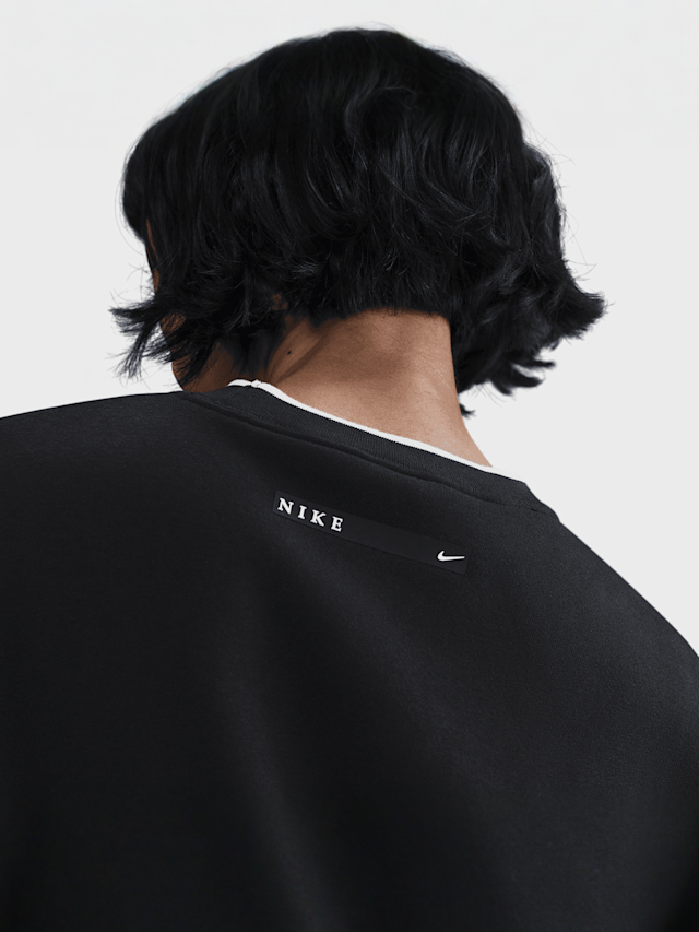 Nike, Sportswear Phoenix Fleece Crew GLS, black, Image 4 of 5