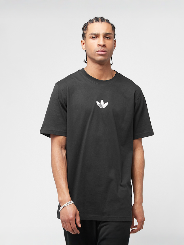 adidas Originals, Floating Trefoil Tee, black, Image 2 of 5