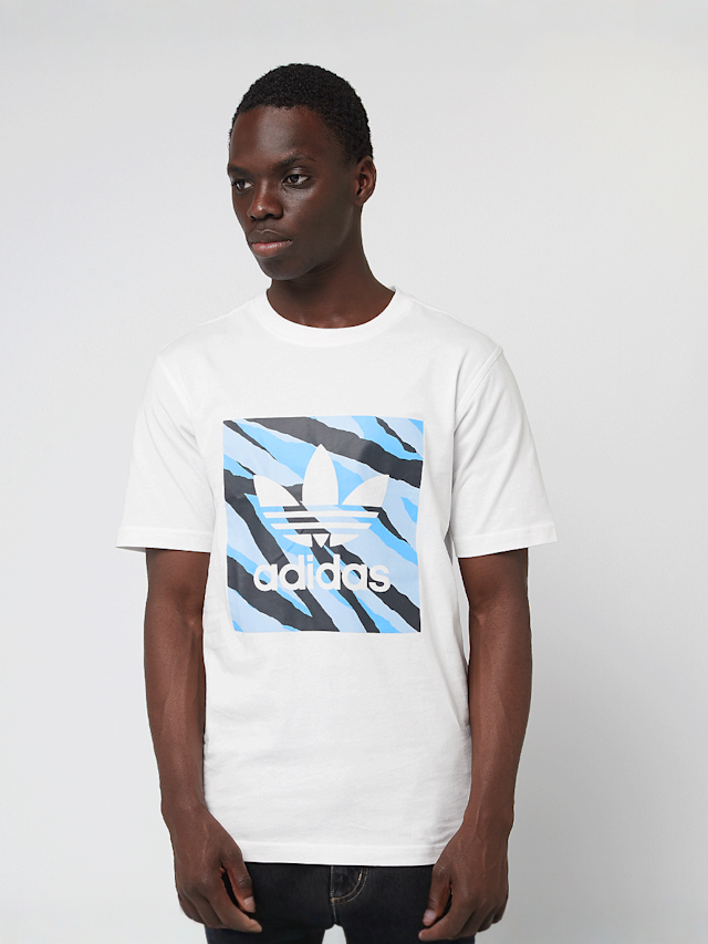 adidas Originals, Camo Cube Tee, wit, Afbeelding 1 van 4