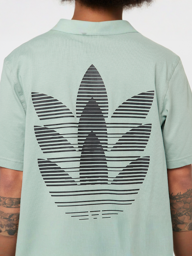 adidas Originals, 3D Trefoil T-Shirt, green, Image 4 of 5