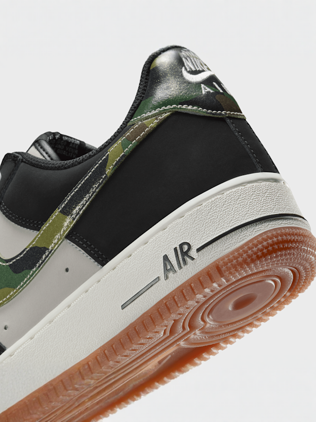 Nike, Air Force 1 Low Retro, black, Image 8 of 8