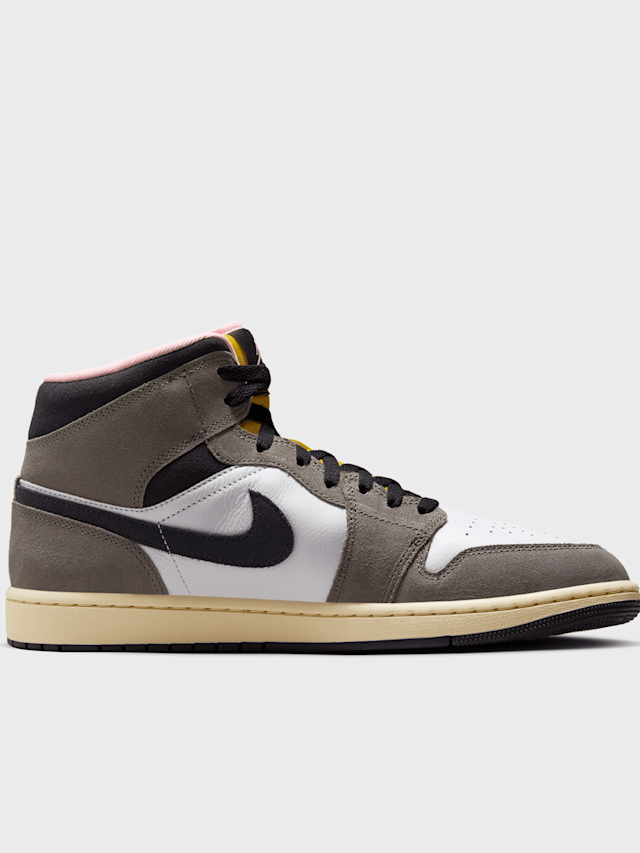 Jordan, Air Jordan 1 Mid SE summit white/blue chill-black, brown, Image 2 of 8