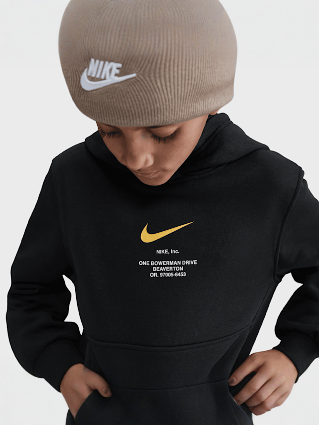 Nike, Sportswear Athletic Pullover Hoodie Basketball, black, Image 3 of 5