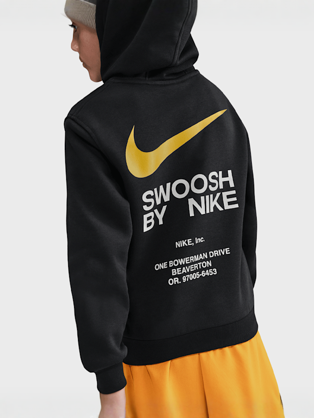 Nike, Sportswear Athletic Pullover Hoodie Basketball, black, Image 4 of 5