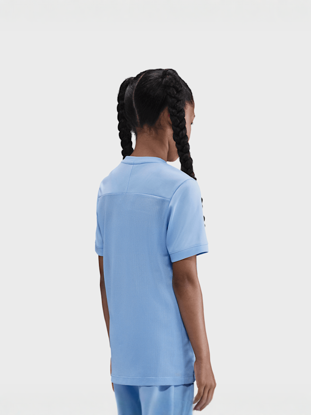 Nike, Erling Haaland Academy Dri-FIT Short-Sleeve Soccer Top, blue, Image 2 of 3