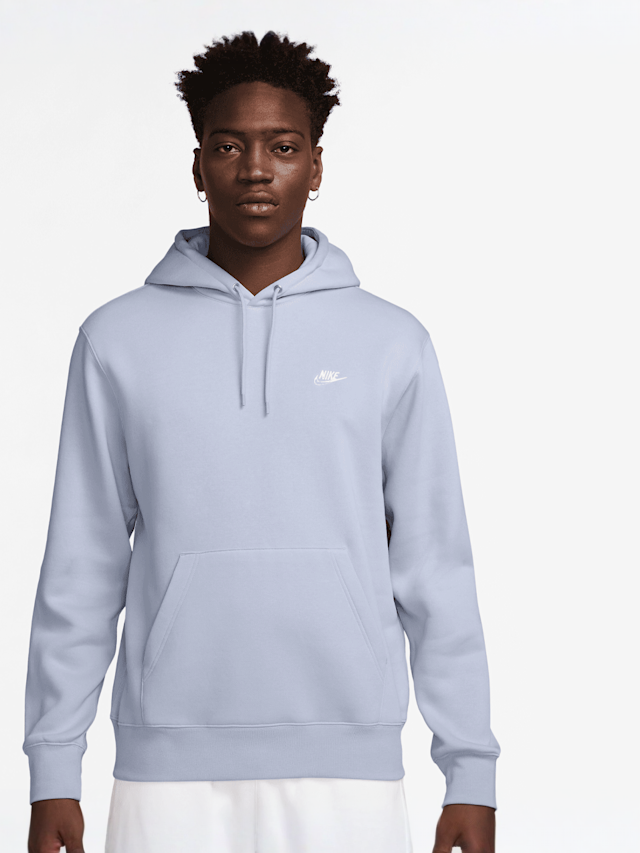 Nike, Club Basketball Pullover Hoodie, blue, Image 1 of 3
