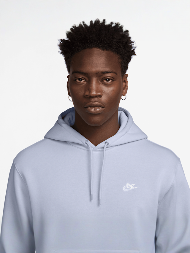 Nike, Club Basketball Pullover Hoodie, blauw, Afbeelding 3 van 3