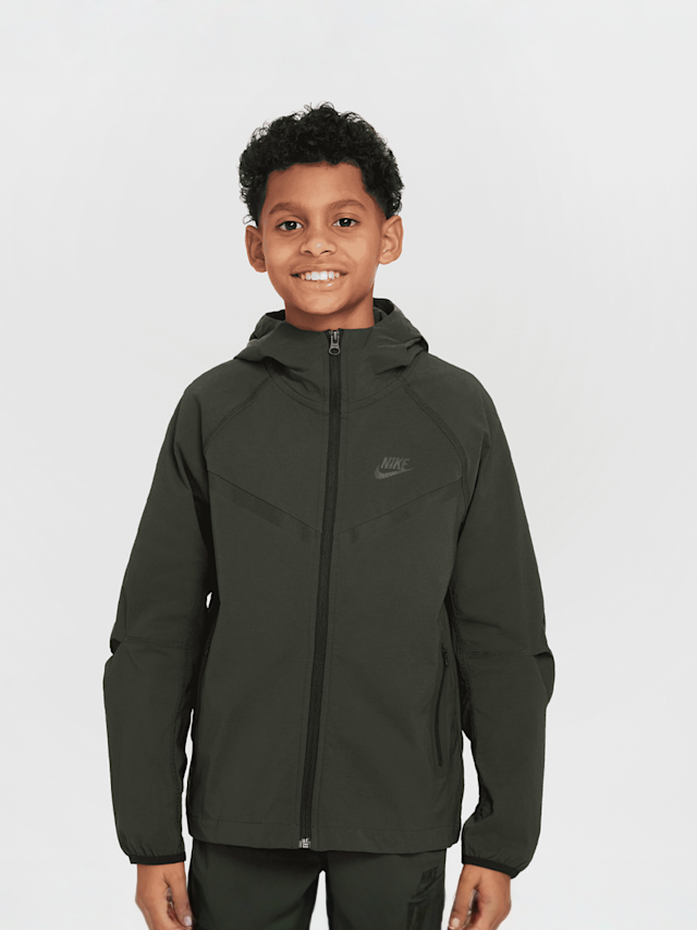 Nike, Sportsweat Tech Woven Full Zip Jacket, groen, Afbeelding 1 van 9