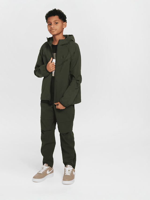 Nike, Sportsweat Tech Woven Full Zip Jacket, groen, Afbeelding 9 van 9