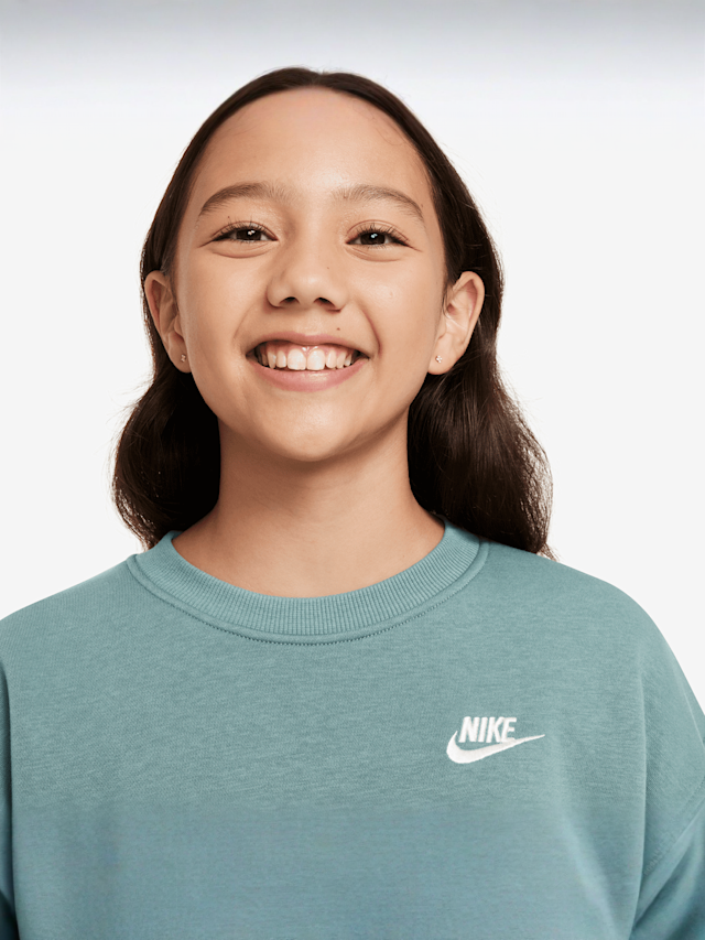 Nike, Sportswear Club Fleece Oversized Crew, groen, Afbeelding 3 van 3