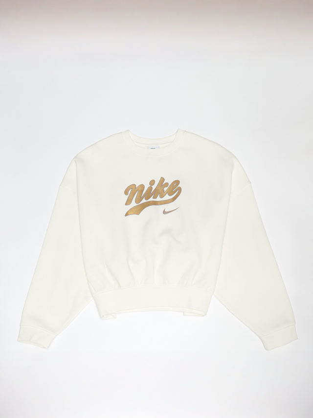 Nike, Sportswear Trend Fleece Crop Crew, beż, Obraz 1 z 3