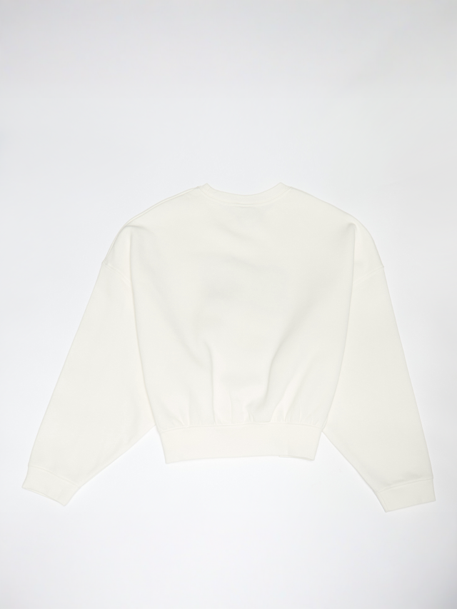 Nike, Sportswear Trend Fleece Crop Crew, beż, Obraz 2 z 3