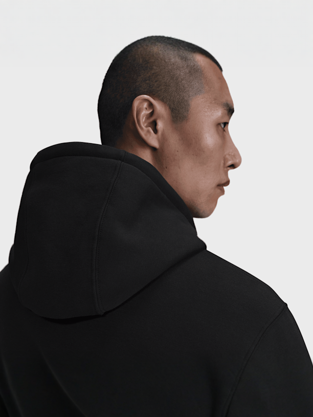 Nike, Club Fleece Hoodie, zwart, Afbeelding 3 van 4