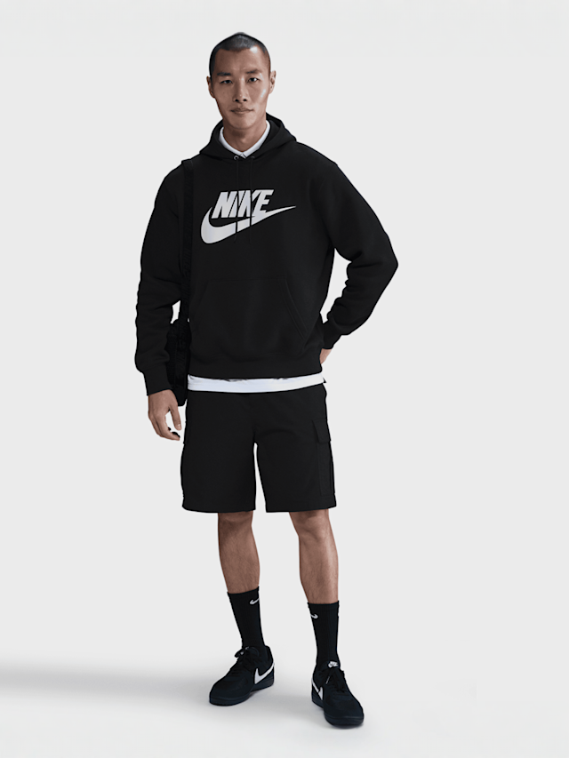 Nike, Club Fleece Hoodie, zwart, Afbeelding 4 van 4