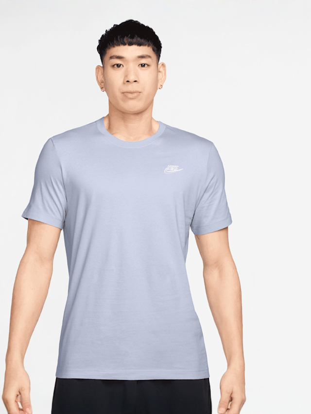 Nike, Sportswear Club Tee, blue, Image 1 of 3