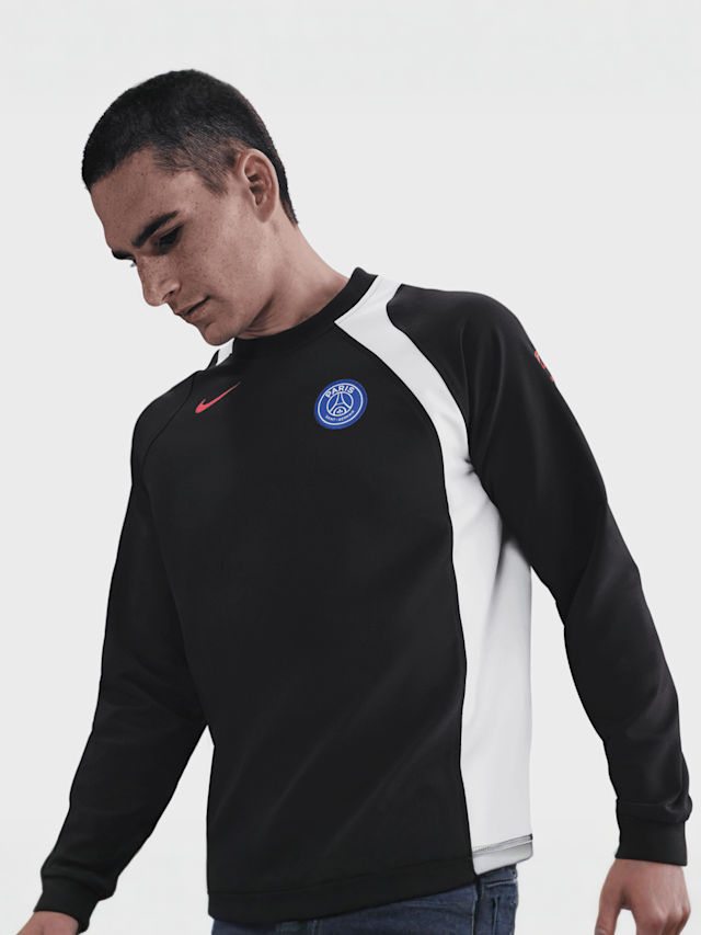 Nike, PSG T90 Crew Top 3R Graphic, black, Image 3 of 7