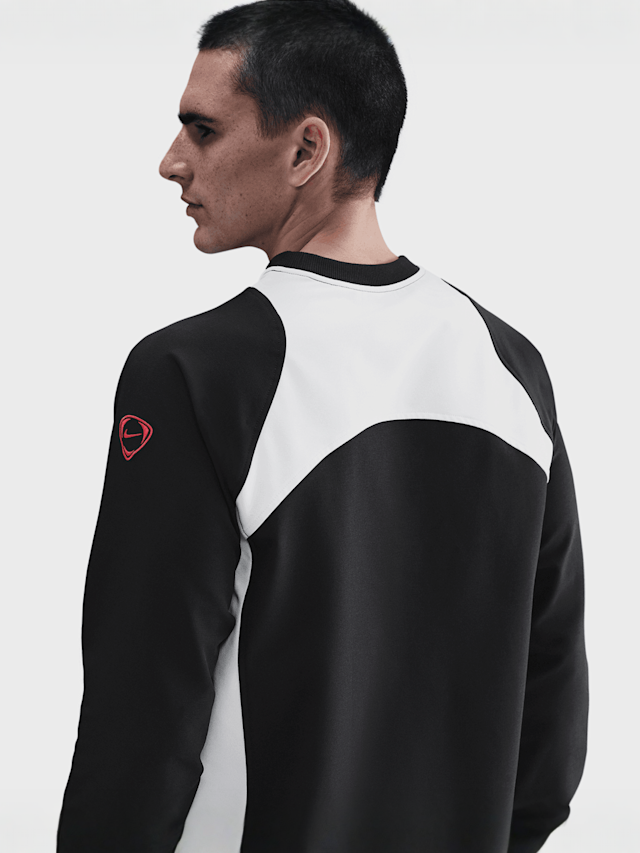 Nike, PSG T90 Crew Top 3R Graphic, black, Image 4 of 7