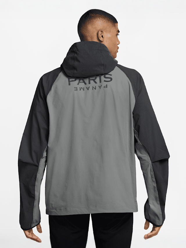 Nike, PSG Tech Woven Windrunner Full Zip Jacket, grey, Image 2 of 4