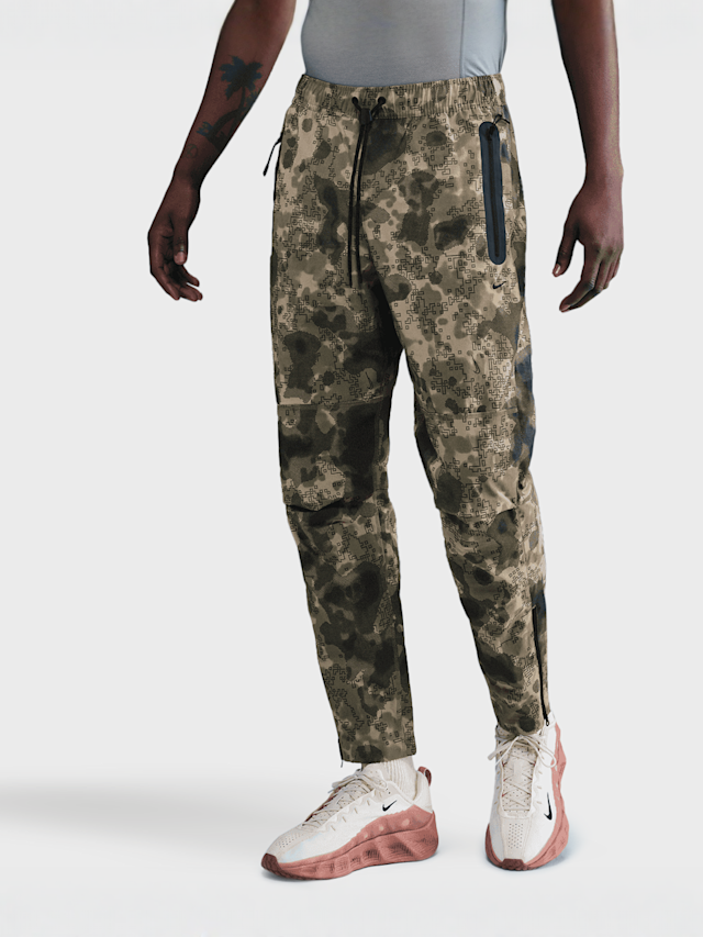 Nike, Tech Dri-FIT Woven Camo Tapered Pants, camouflage, Image 1 of 6