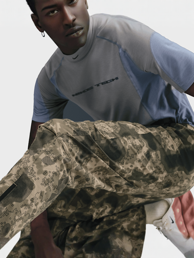 Nike, Tech Dri-FIT Woven Camo Tapered Pants, camouflage, Image 5 of 6