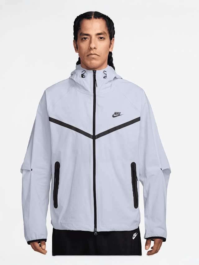 Nike, Tech Woven Windrunner Full Zip Jacket, blauw, Afbeelding 1 van 3