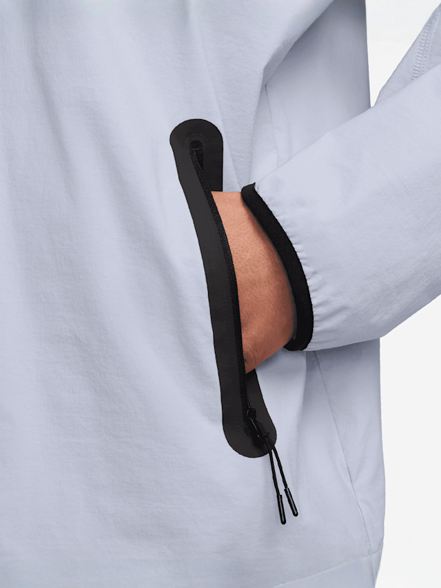 Nike, Tech Woven Windrunner Full Zip Jacket, blauw, Afbeelding 3 van 3