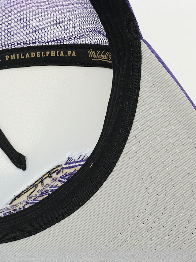 Mitchell & Ness, Vintage Block Trucker NBA Los Angeles Lakers, purple, Image 3 of 4