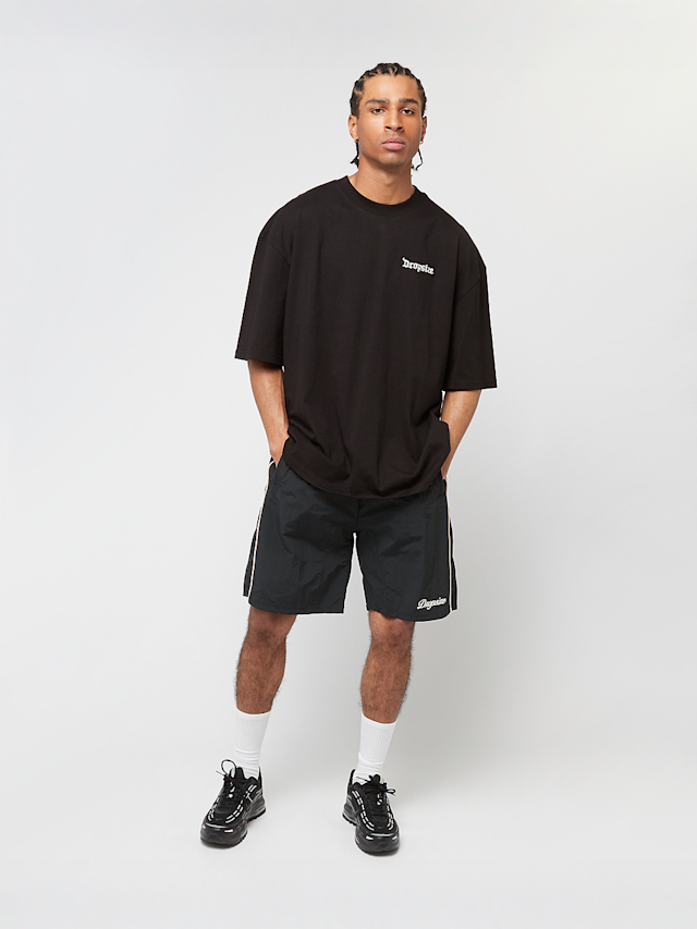 DropSize, Heavy Oversized Butterflies Paradise T-Shirt, zwart, Afbeelding 5 van 5