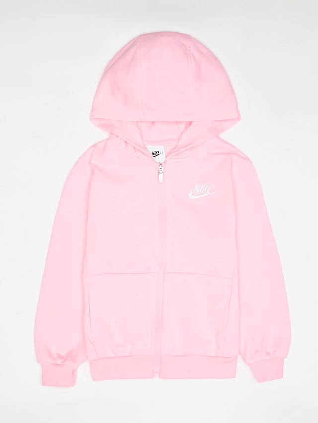 Nike, Low Brand Read French Terry Full Zip Club Set, różowy, Obraz 3 z 7