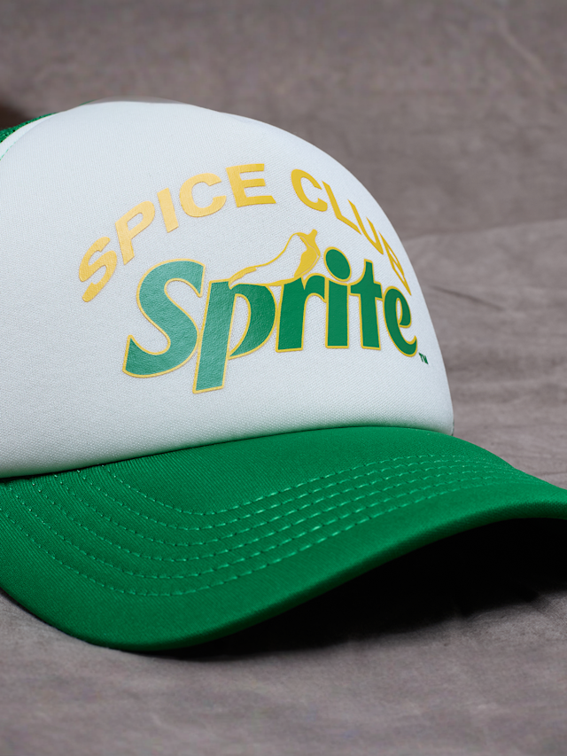 Sprite x SNIPES, Spice Club Trucker Cap, green, Image 3 of 5