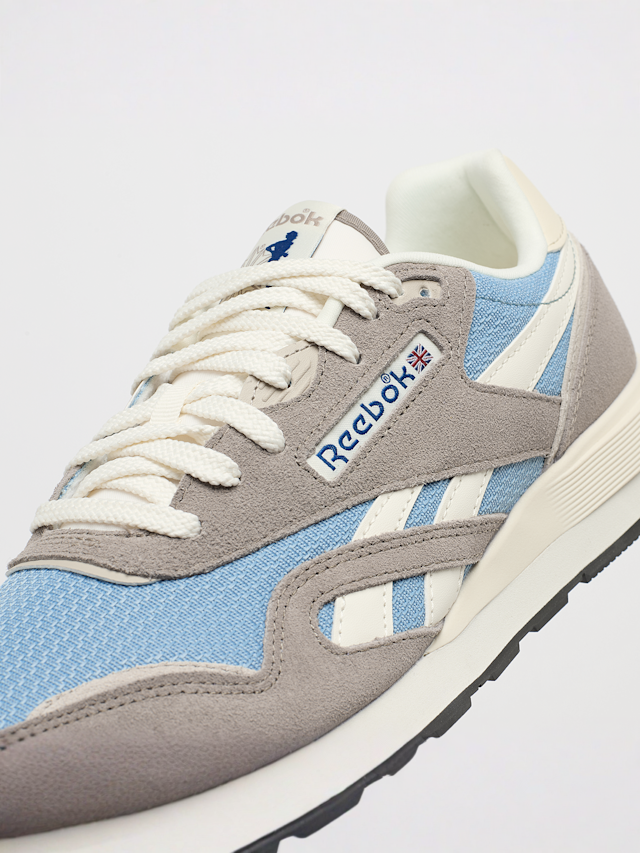 Reebok, Classic Nylon 89 gritty grey/leisure black/chalk, grey, Image 6 of 7