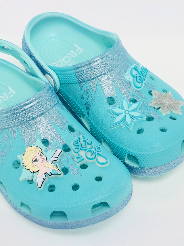 Crocs, Frozen Elsa Classic Clog (PS), blauw, Afbeelding 6 van 7