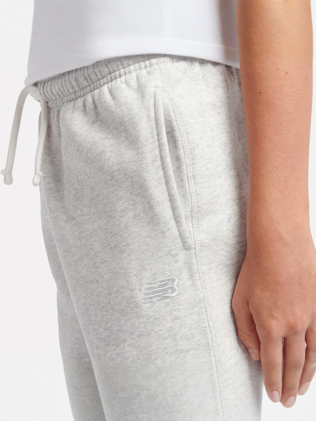New Balance, Boys Brush Back Small Logo Joggers, grey, Image 4 of 5