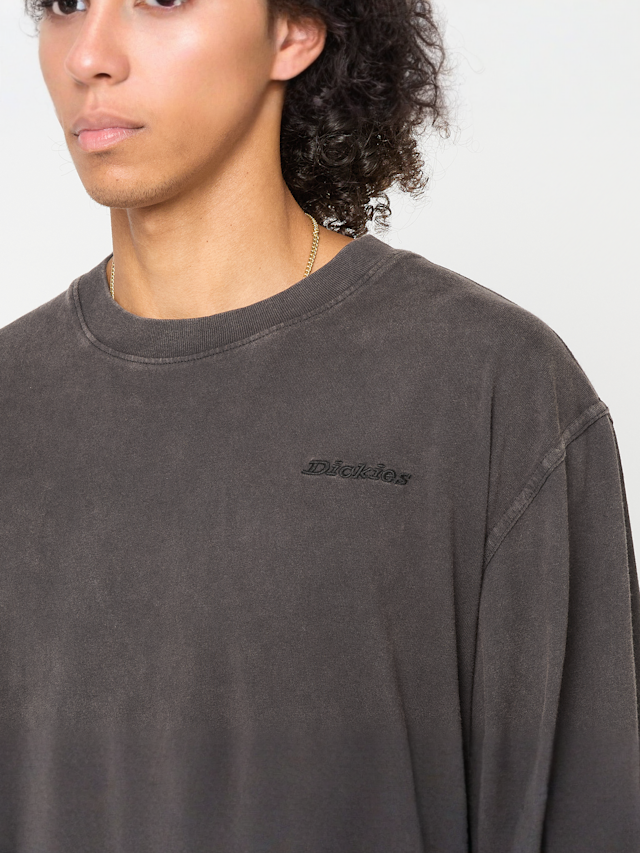 Dickies, PLENTYWOOD TEE LS acid wash black, black, Image 3 of 4