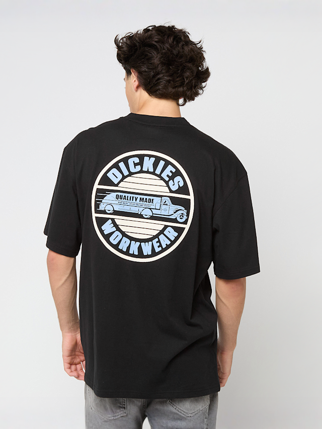 Dickies, Circle Short Sleeve Tee, black, Image 1 of 5