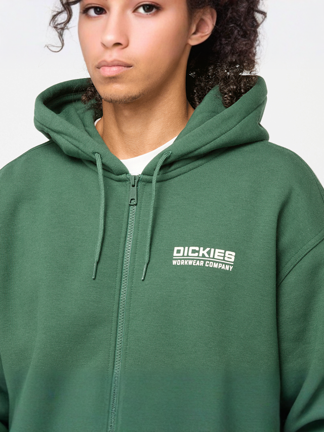 Dickies, Bolivar Full-Zip Hoodie, groen, Afbeelding 3 van 5
