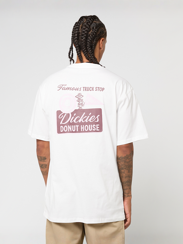 Dickies, DONUT HOUSE TEE SS white, white, Image 1 of 5