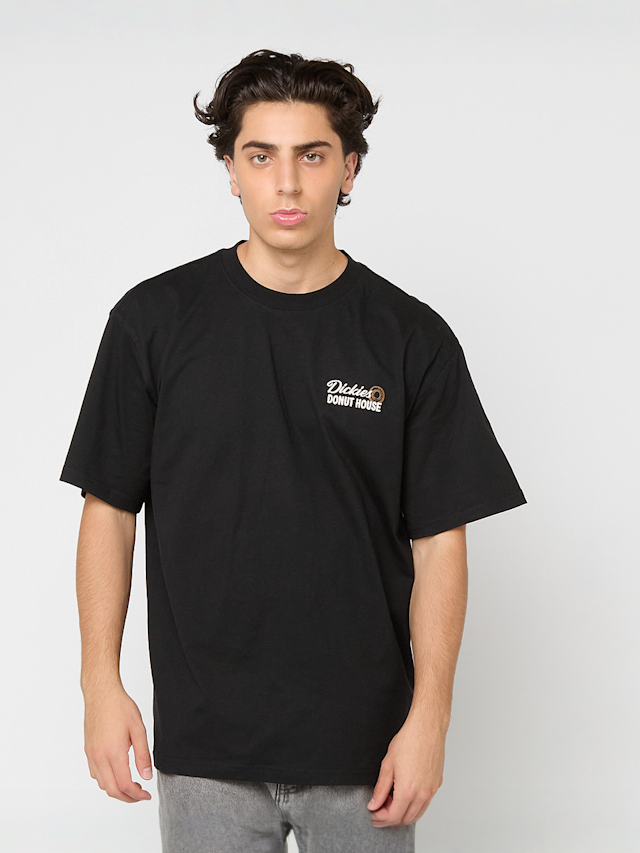 Dickies, Donut House Short Sleeve Tee, black, Image 2 of 5
