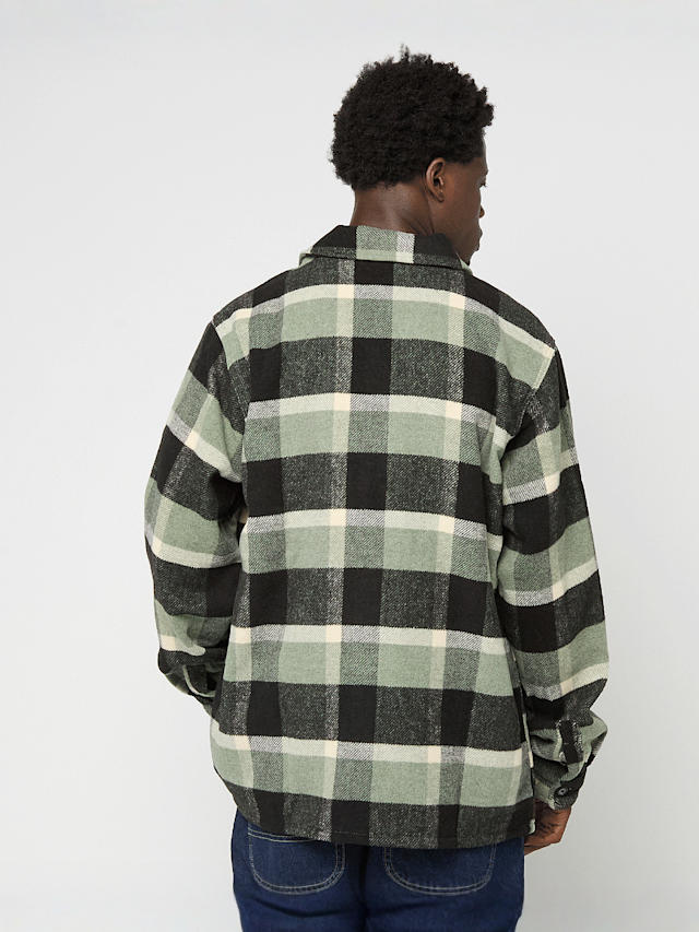 Dickies, PLAID COALING LS SHIRT sea spray, green, Image 2 of 4