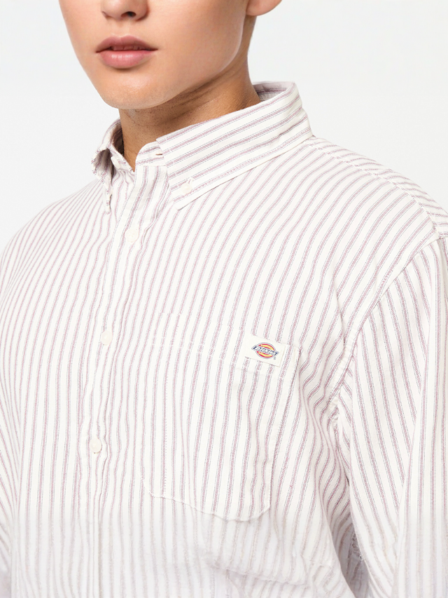 Dickies, Gallatin Shirt Longsleeve, white, Image 3 of 4