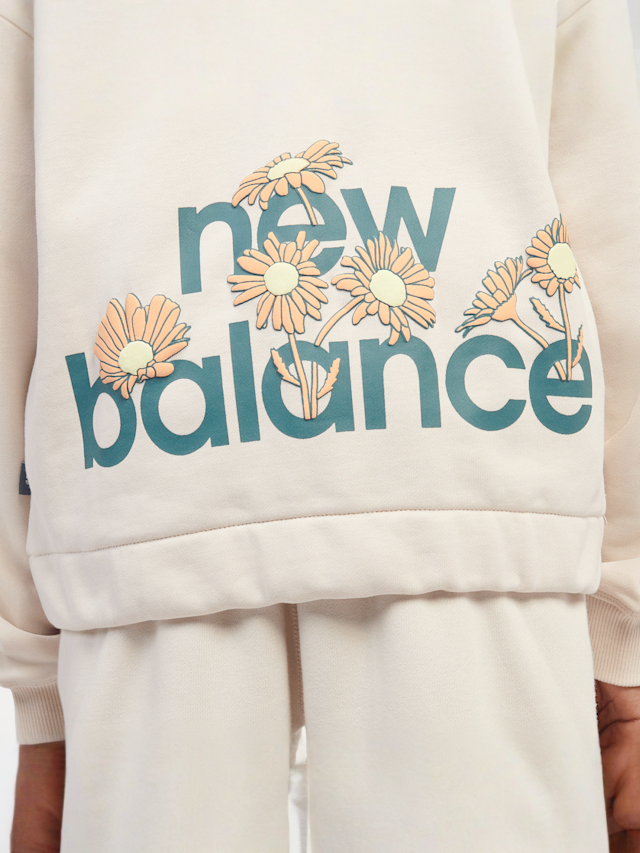 New Balance, Premium Borg Fleece Zip Thru Funnel, green, Image 6 of 7