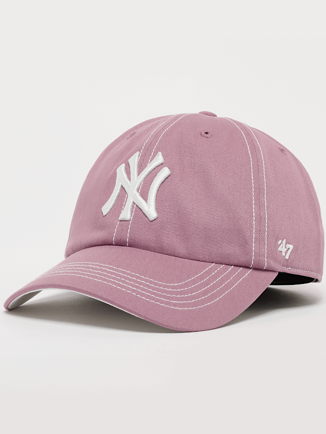 '47, Clean Up Contrast Stitch MLB New York Yankees, lichtroze, Afbeelding 1 van 4