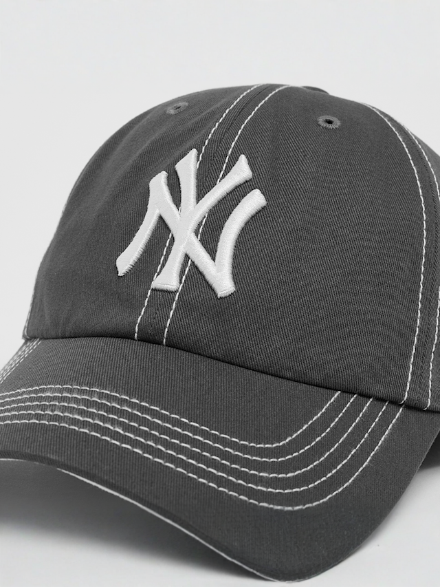 '47, Clean Up Contrast Stitch MLB New York Yankees, grey, Image 4 of 4