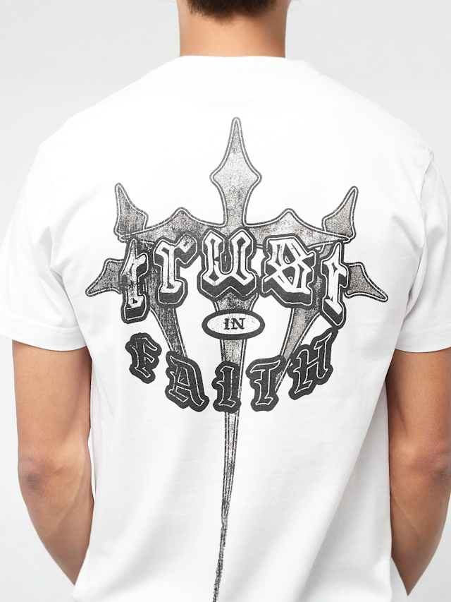Mister Tee, Trust In Faith Tee, wit, Afbeelding 4 van 5