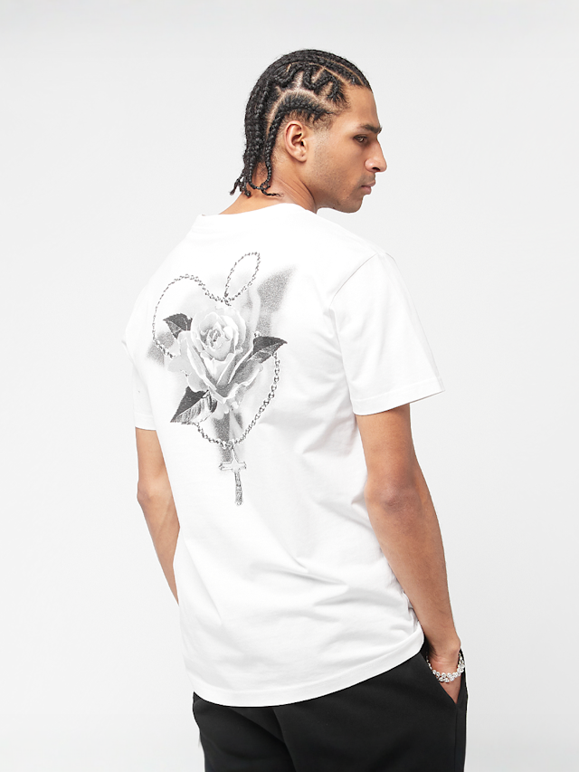 Mister Tee, Cross Rosary Tee, white, Image 1 of 5