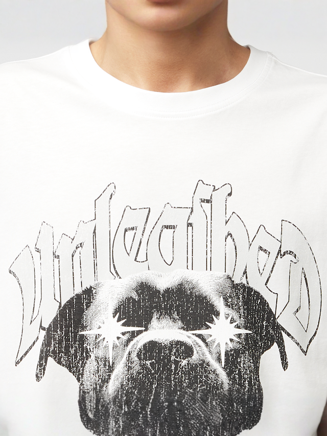 Mister Tee, The Unleashed Beast Tee, wit, Afbeelding 3 van 4