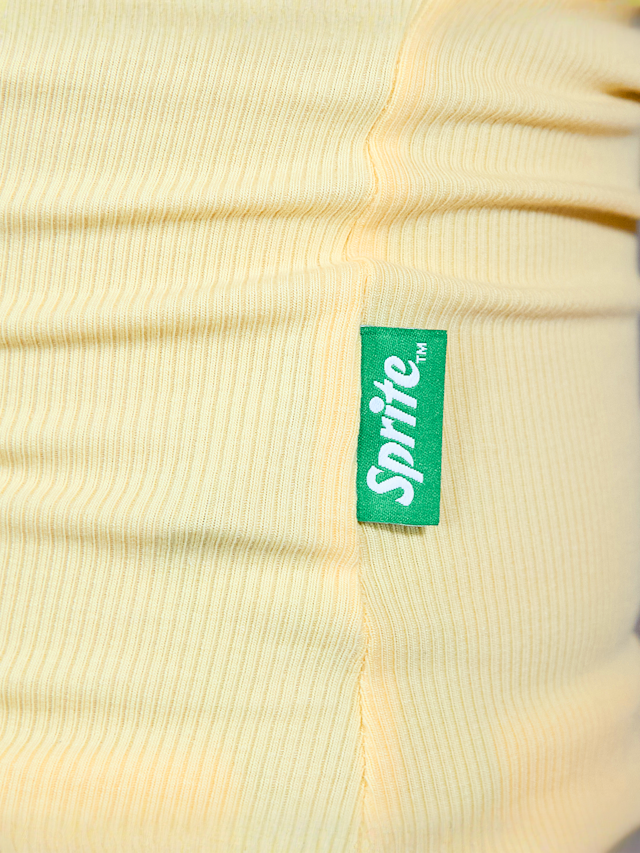 Sprite x SNIPES, Rib T-Shirt, geel, Afbeelding 4 van 5