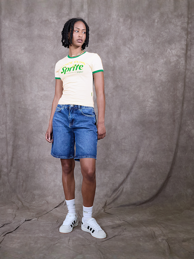 Sprite x SNIPES, Spice Club Baby Tee, beż, Obraz 4 z 4